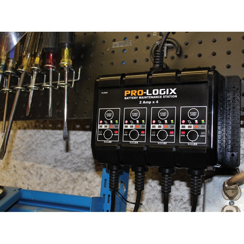SOLAR PL4020 Pro-Logix 4-Bank Battery Maintenance Station
