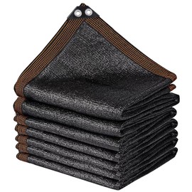 winemana Black Shade Cloth 90%, 30x50 FT Mesh Tarp - Garden Shade for Greenhouse, Patio, Vegetables, Plants Cover and Chicken Coops, Sunshade Net for Outdoor Protection with Reinforced Grommets