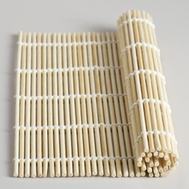 JapanBargain 1574, Large Bamboo Sushi Mat Sushi Roller Rolling Mat 10.5-inch Square, 10 Pack