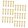 LALAFINA 100pcs Copper Round Head Furniture Nails Sharp Copper Nails