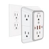 JcBlaon 10 in 1 Wall Outlet Surge Protector with 6