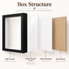 3D Shadow Box Frame 8x6in, 3 cm Deep Display Frame