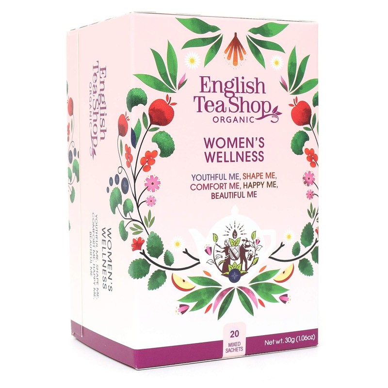 English Tea Shop Women’s Wellness Tea Bag Sachets, 20-Piece