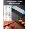 DOWOX Diamond Sharpening Stone Kit, 3 Side Grit 400/1000/8000 Knife