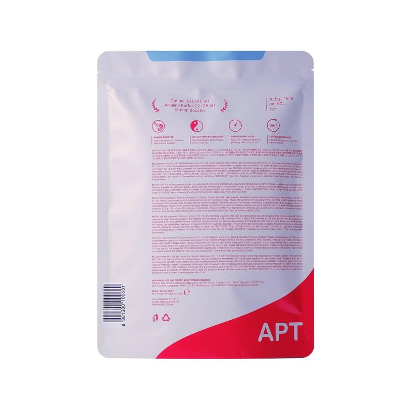 2HR Aquarist APT Sky Plus GH KH booster + Shrimp