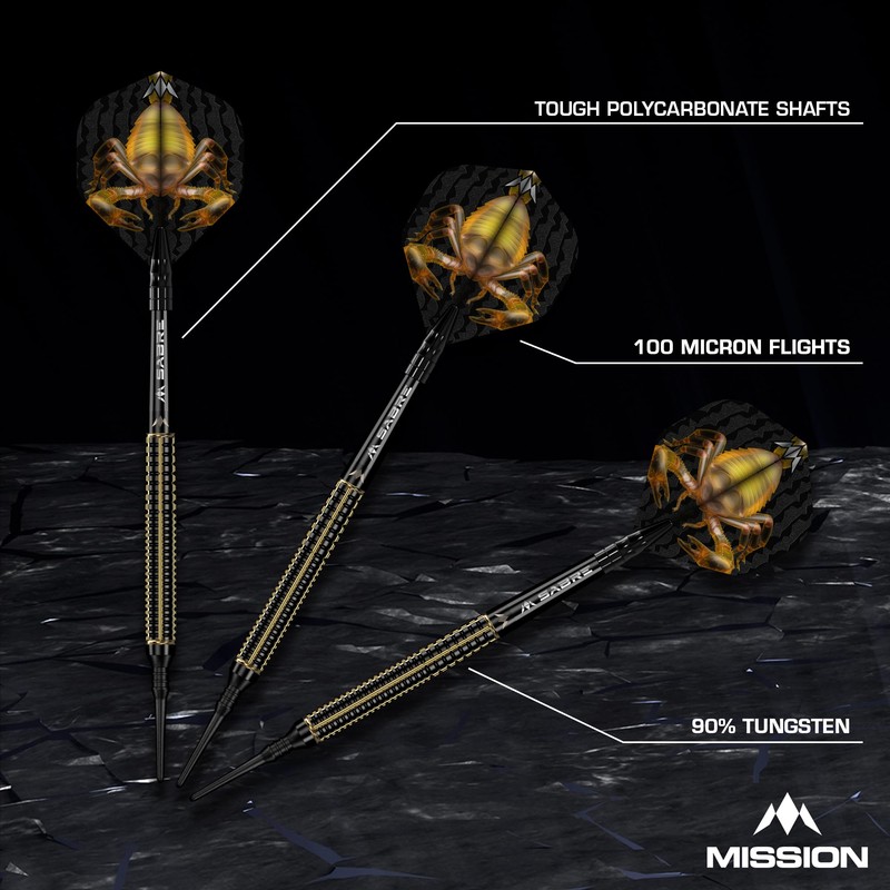 Mission Scorpion 90% Soft Darts
