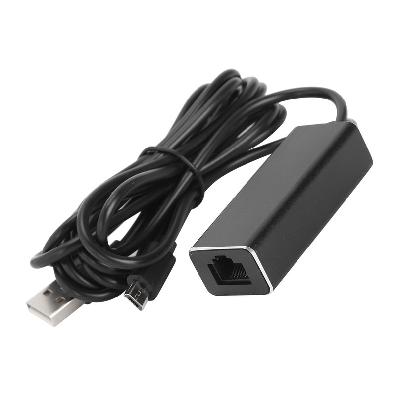 Micro USB to RJ45 Ethernet Adapter 10/100Mbps Conversion Transmission for
