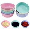 TIE-DailyNec 8 Pack Dipping Bowls Soy Sauce Dish Seasoning Plates,