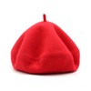 Wheebo Wool Beret Hat,Solid Color French Style Winter Warm Cap