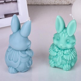 Silicone Rabbit Mold - Animal Silicone Resin Casting Molds for Candle & Resin & Soap Craft Supplies