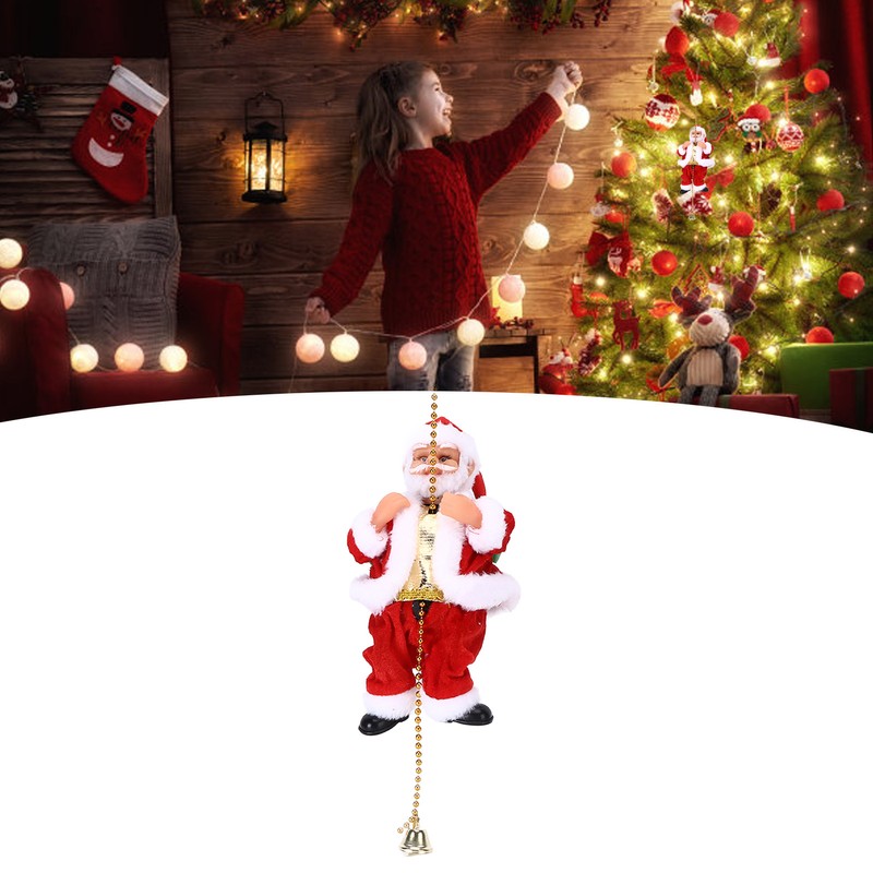 Climbing Santa Santa Climbing The Bead Curtain Christmas Tree Pendants