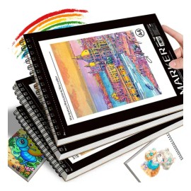 Cuaderno Boceto Dibujo Libreta Para Acuarela Marcador Lápiz