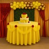 FoldTier 12 Pcs Princess Tablecloth,120 Inch Round Tablecloth Tulle Tutu