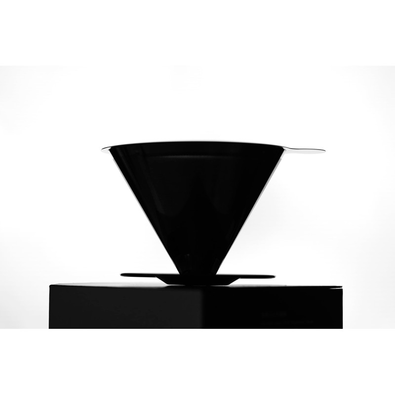 ATHIA Golden Stainless Steel Reusable Coffee Filter, Pour Over Cone