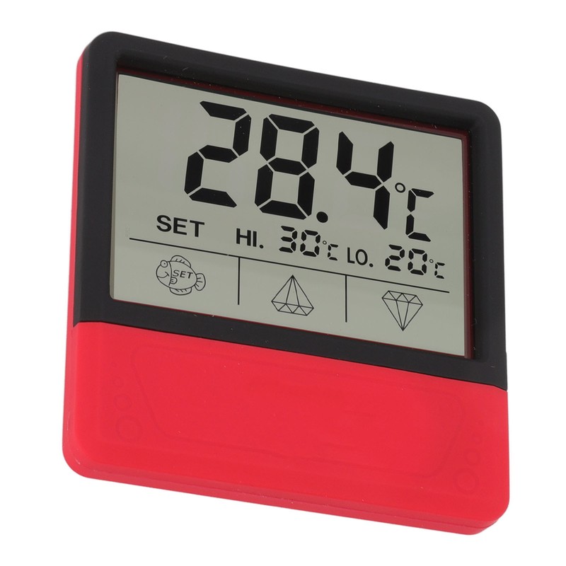 Digital Aquarium Thermometer High Accuracy High Temperature Alarm LED Fish
