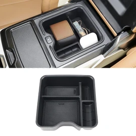 Center Console Organizer Compatible with Land Rover Range Rover Sport/Vogue 2025 2024 2023 (ONLY for Refrigerator Version), Armrest Storage Box Insert Tray Interior Accessories