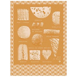 Le Jacquard Francais Fromages Mimolette 28155 Tea Towel 60 x 80 cm