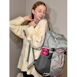 G4Free 30L Travel Backpack for Men and Women, Airline Approved Day Pack Business Work Bag(Grey)