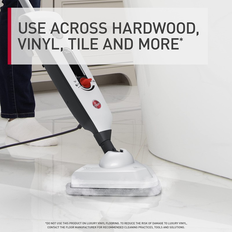 Hoover RWH22100ASP Hard Floor Steam Mop Corded - White -