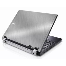 Unbranded/Generic BRUSHED ALUMINUM Vinyl Lid Skin Cover fits Dell Latitude E4200 Laptop