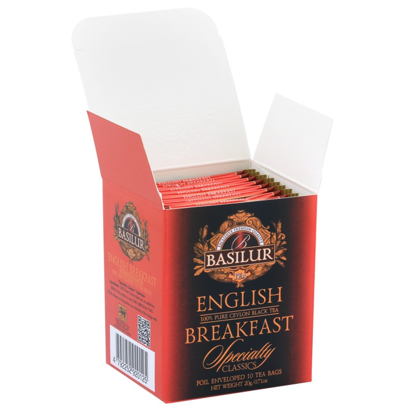 sarcia.eu Basilur English Breakfast Black Tea in Bags, 10 x