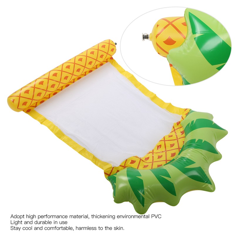PVC Inflatable Floating Row Summer Water Hammock Float Lounger Bed