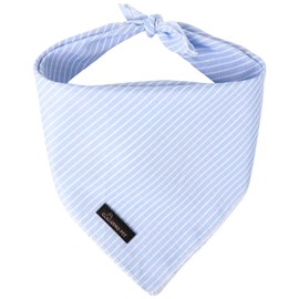 Aring pet Summer Dog Bandana-Cute Blue Dog Bandanas, Comfortable Pet Scarf Dogs Triangle Bibs for Small to Large Boy Girl Dogs and Cats