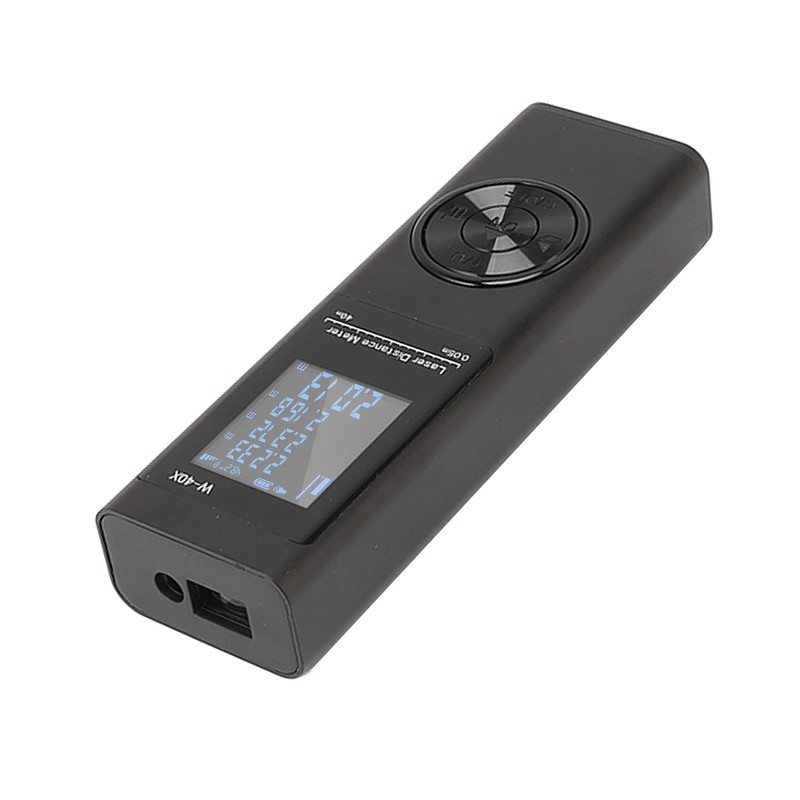 Laser Distance Meter High Accuracy Rechargeable 131ft Handheld Rangefinder with