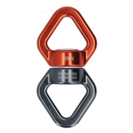 Swing Spinner 360 Degree Rotating 8 Shaped Universal Safety Rotational Device for Swing Outdoor Orange and Grey