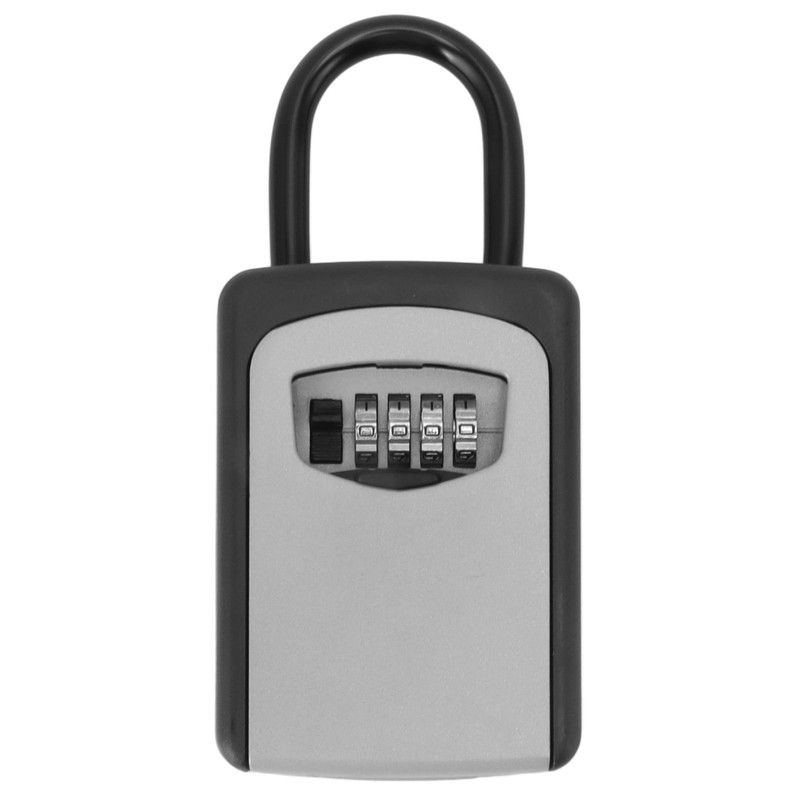 Key Lock Box Large Capacity Wall Mounted Resettable 4 Digit