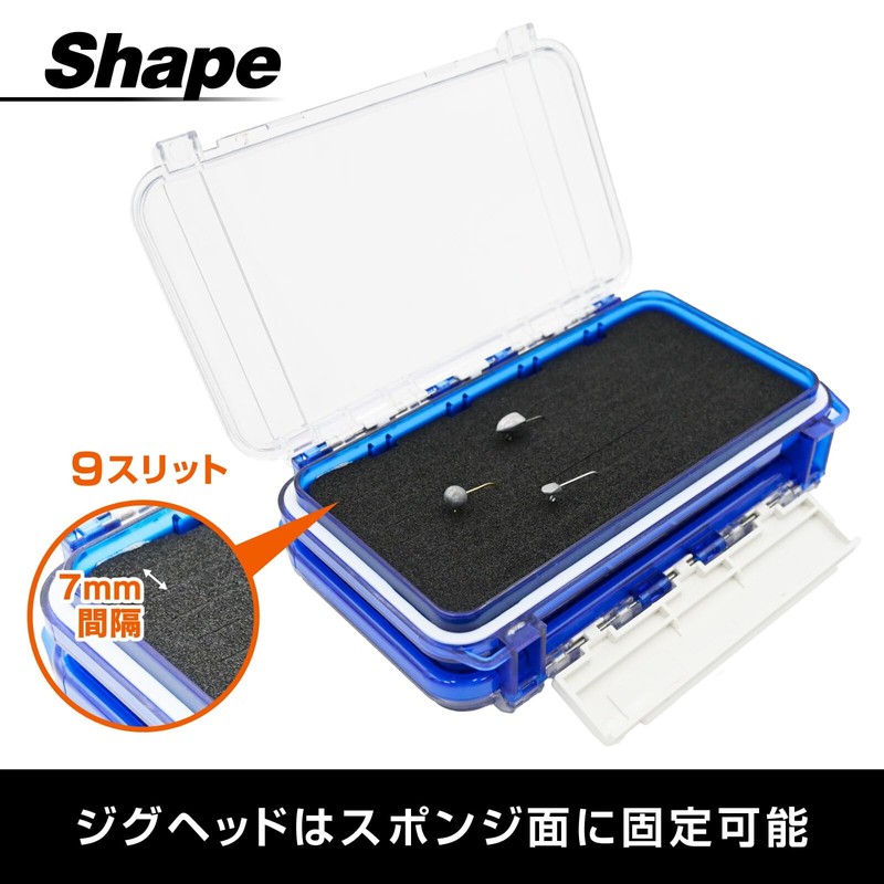waku fimac Light Game Tackle Box Double-Sided Storage Waterproof Divider