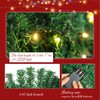 Jexine Christmas Garland Decoration, 16.4 Ft Lighted Xmas Garlands with