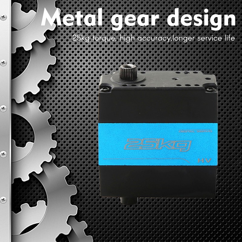 25KG Digital Servo High Torque 360° Metal Gear Servo for