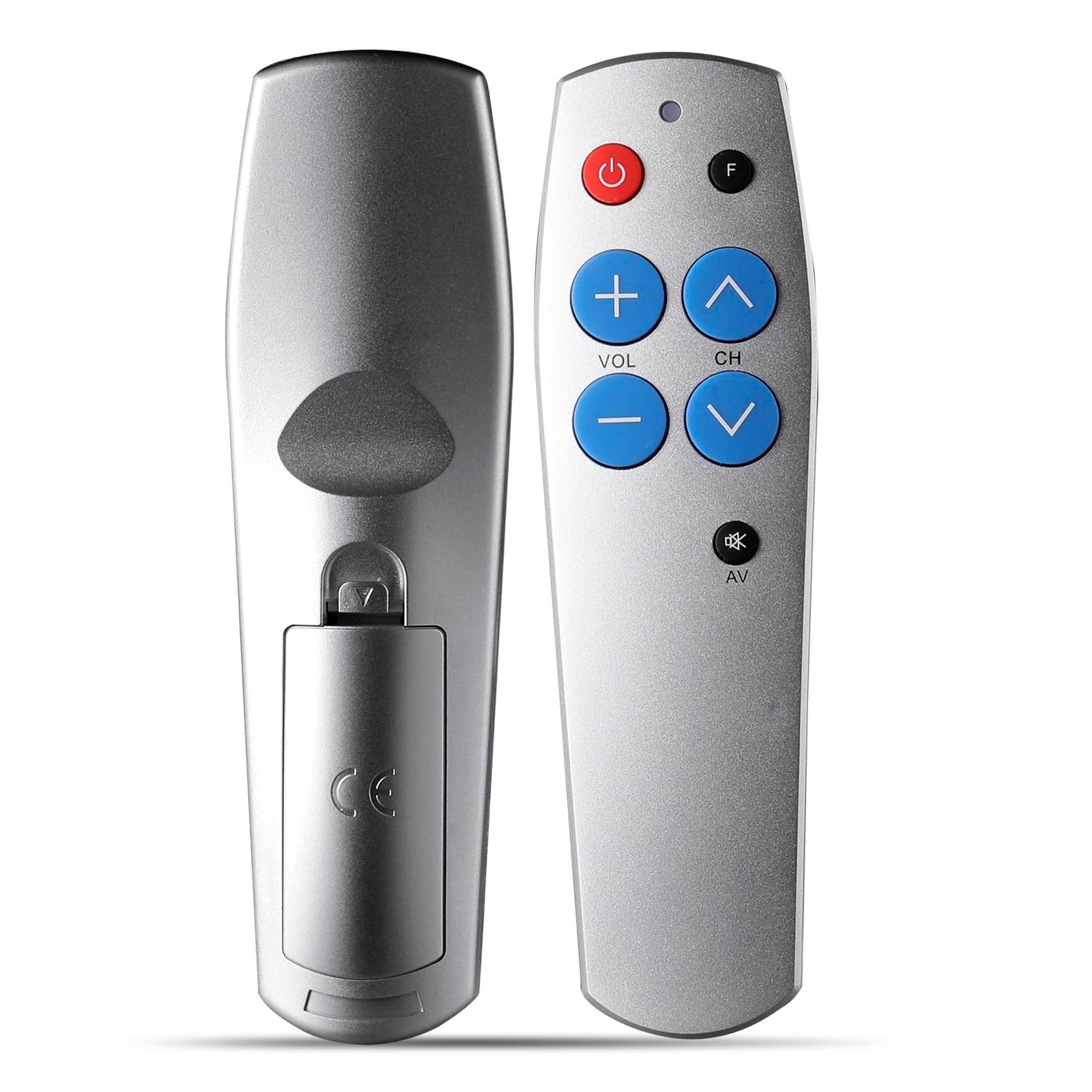 Universal Large Button TV Remote Control for Seniors, Dementia. IR ...