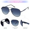 JOOX Large Aviator Sunglasses for Men and Women, UV400 Protection