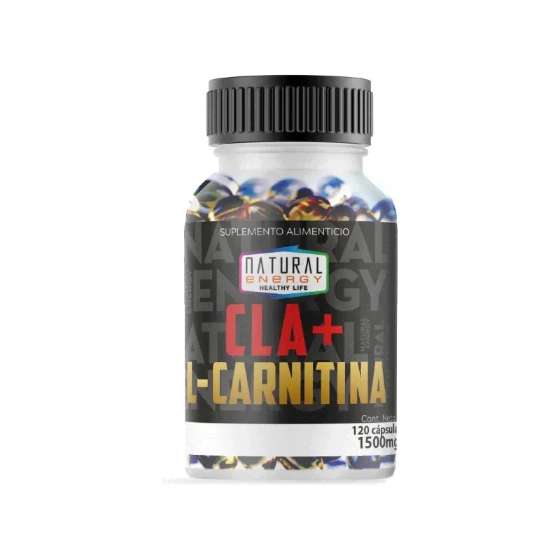 Cla + L-carnitina Natural Energy 1500mg. Con 120 Capsulas
