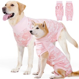 Dog Bodysuit After Surgery - Surgical Body Dog for Castration & Male - Medical Wound Protection Suit for Dogs Velcro Closure - Alternative to Cone/Collar - Surgery Body After Surgery for Dogs