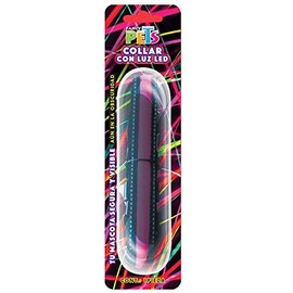 Fancy Pets Collar para Perro Talla Chico 1 pz Collar Led Bandas Reflejantes Rosa