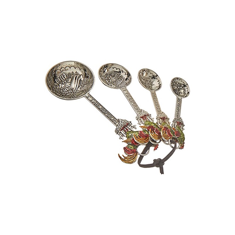 Ganz ER32712 MSRNG SPNS-Rooster:4PCSET,ZI Rooster Measuring Spoons