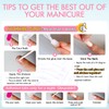 KXAMELIE Ivory White Medium Coffin Nails - Press On, Glue