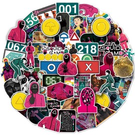 75Pcs Dark Survival Aesthetic Stickers for Adult Horror Game Decals for Water Bottles, Laptops, Skateboards, Waterproof Korean Thriller Sticker Pack for Hard Hats, Water Cups, Consoles