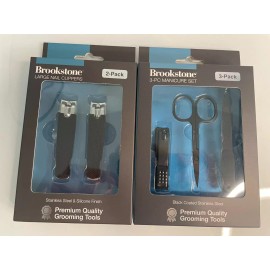Brookstone 3 piece Manicure Set and Brookstone large nail clippers