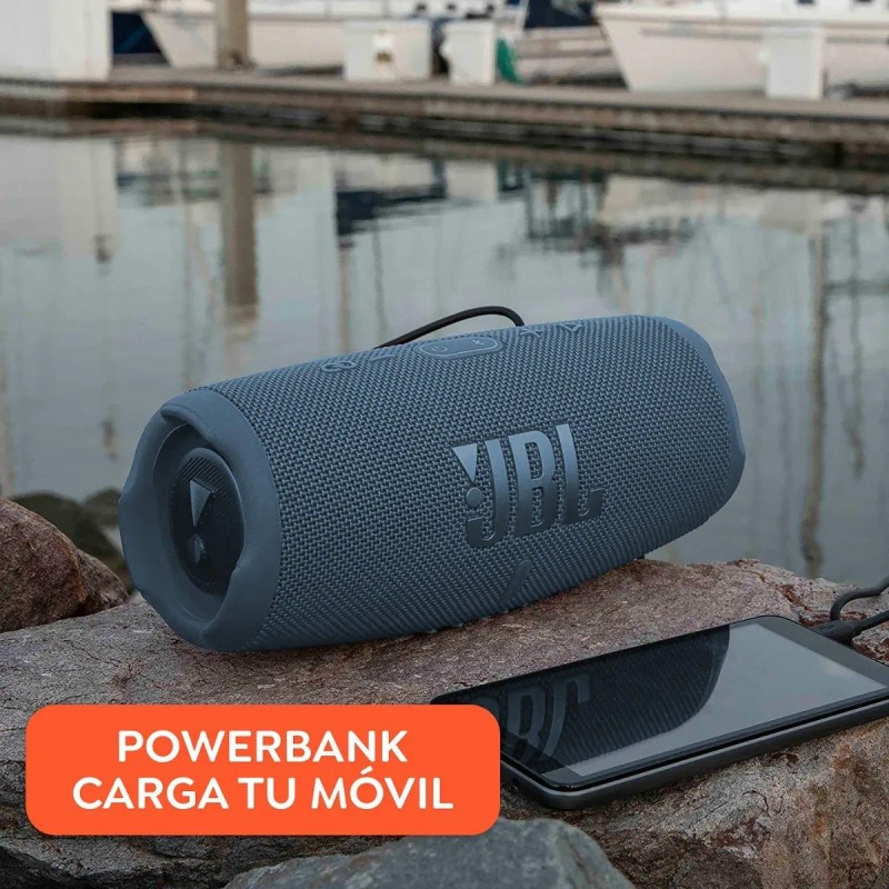 Bocina JBL Charge 5 portátil con bluetooth waterproof