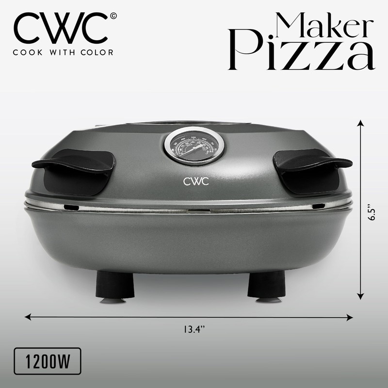 Cook With Color Electric Indoor Pizza Oven – Crispy Crust