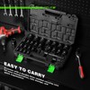 TecoTek 30 Pieces 1/2-Inch Drive Shallow Metric Impact Socket Set,