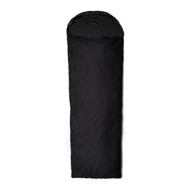 Snugpak TS1 Liner WGTE with Thermal Suede - Instant Warmth, Moisture-Wicking Sleep Sack - Versatile, Easy Care Sleeping Sack for Camping, Hiking, Travel - Travel Sheet with Stuff Sack - Black