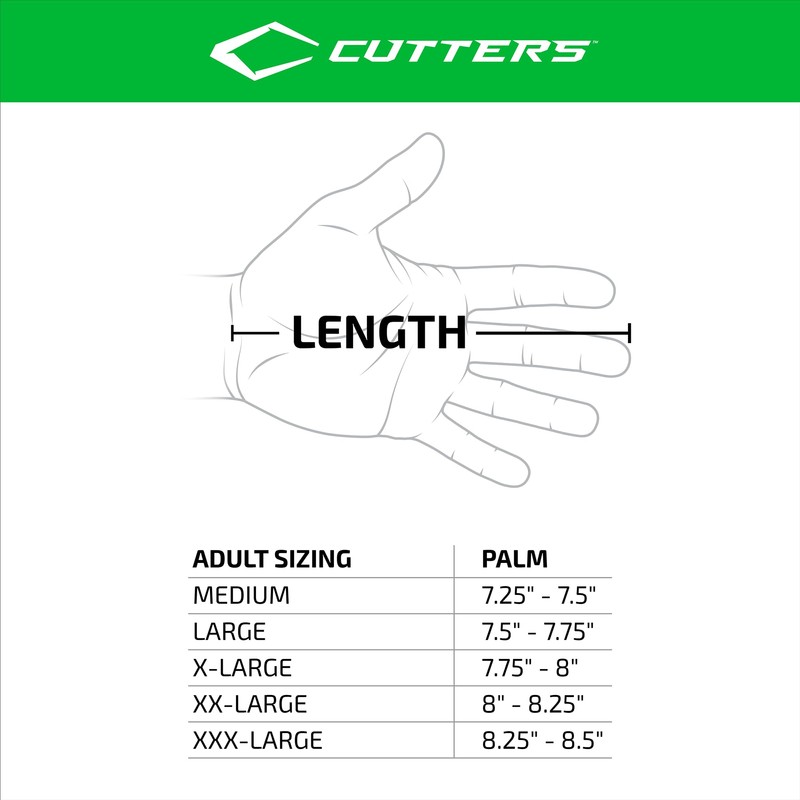 Cutters - Force 6.0 Lineman Gloves White M