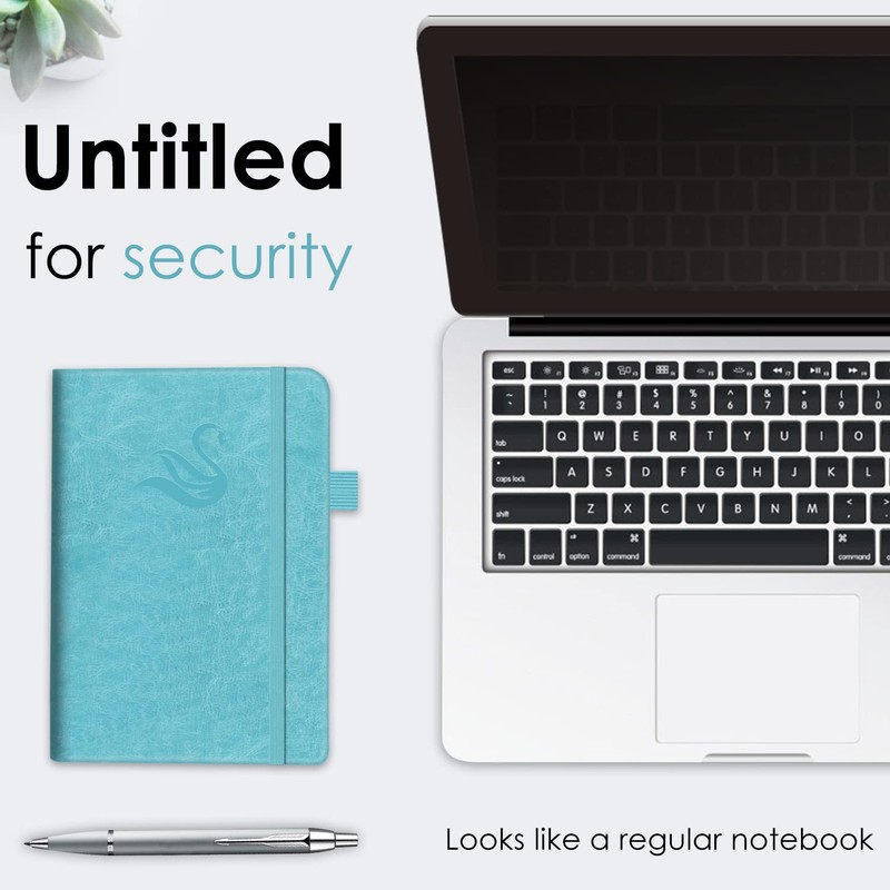 Elegant Password Book with Alphabetical Tabs - Hardcover Password Book