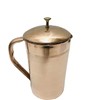 Pure Copper Water Jug with glass set Pitcher 51 Oz