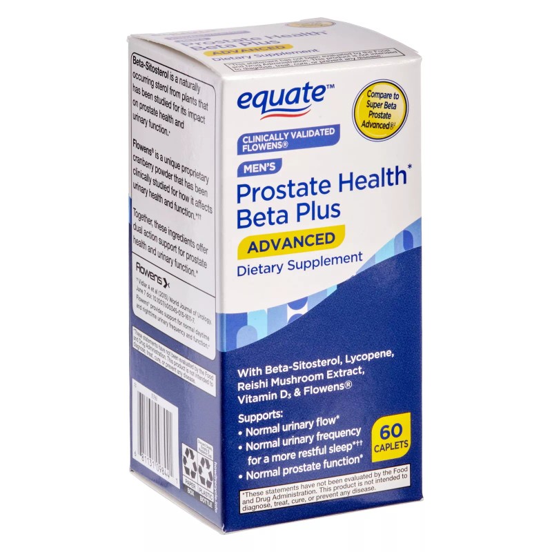 Equate Men's Prostate Health Beta Plus Advanced, 60 Count